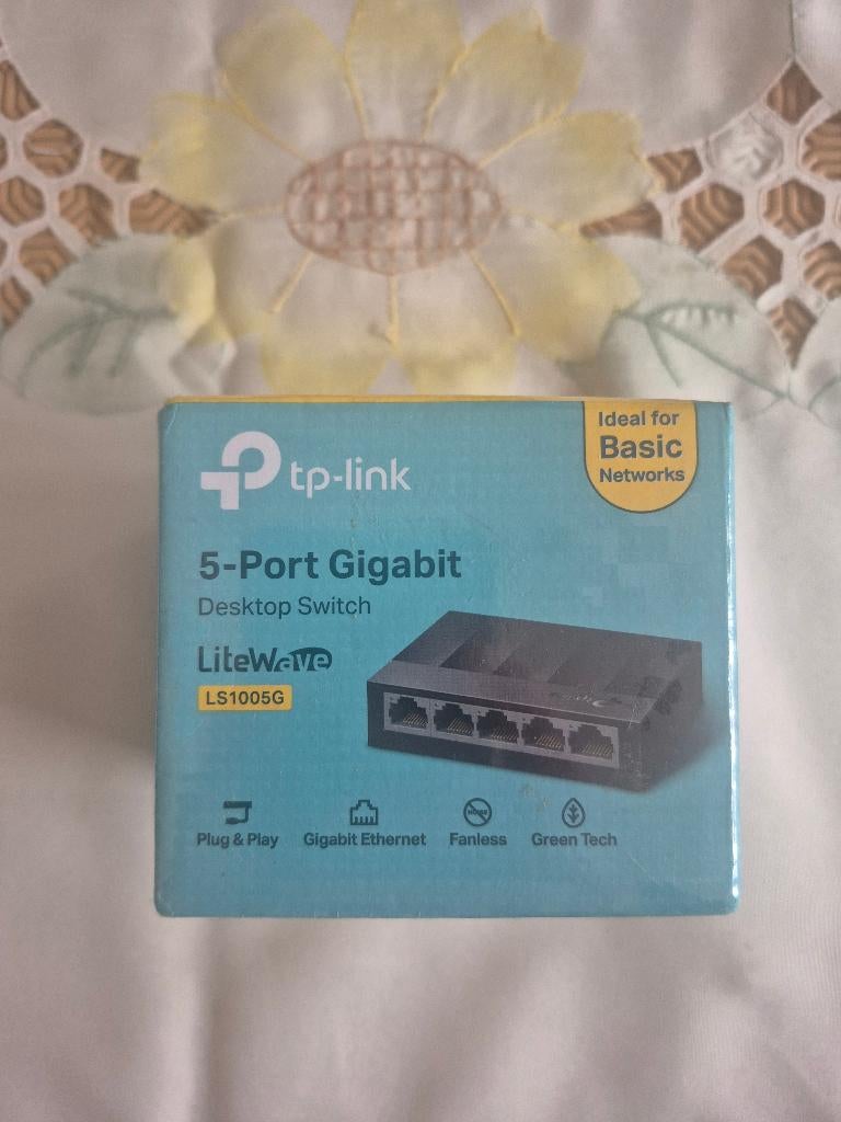 Commutateur Gigabit TK TP-Link 5p, Enlèvement, Neuf