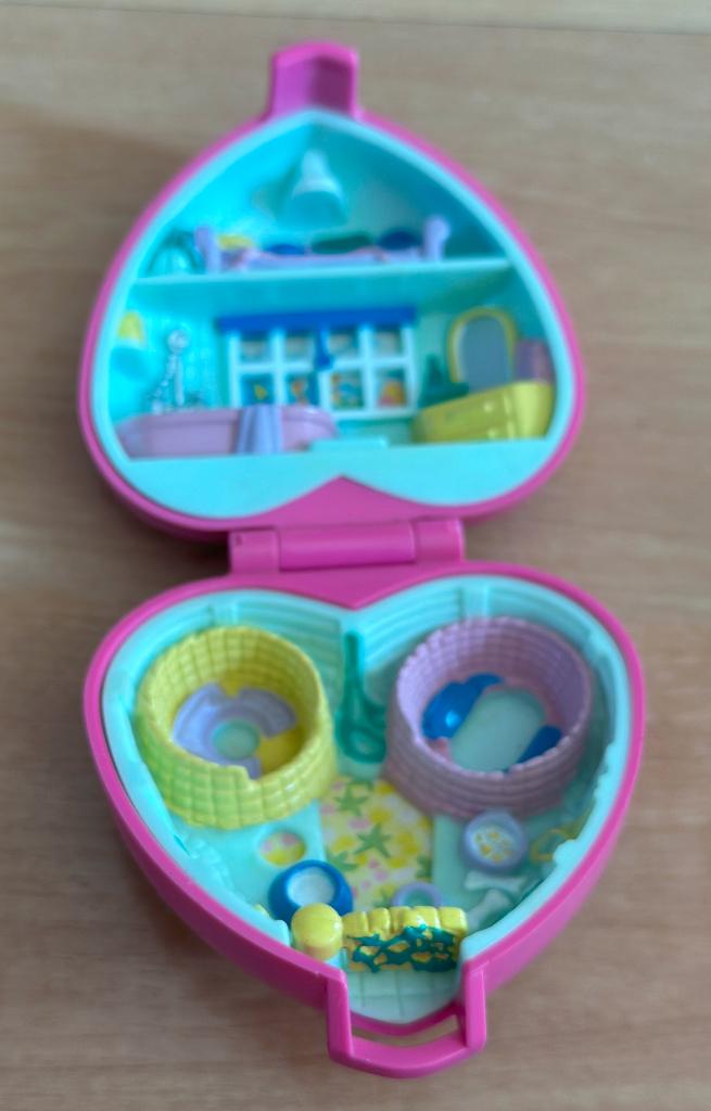 Polly Pocket Precious Puppies Vintage Bluebird uit 1993, Ophalen of Verzenden, Gebruikt