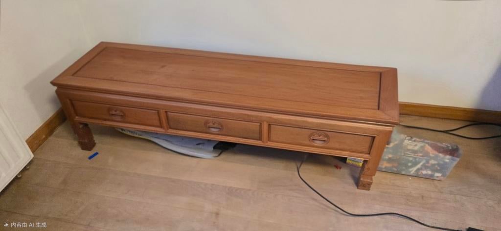 chinese massive ijzehout tafel, Huis en Inrichting, Ophalen