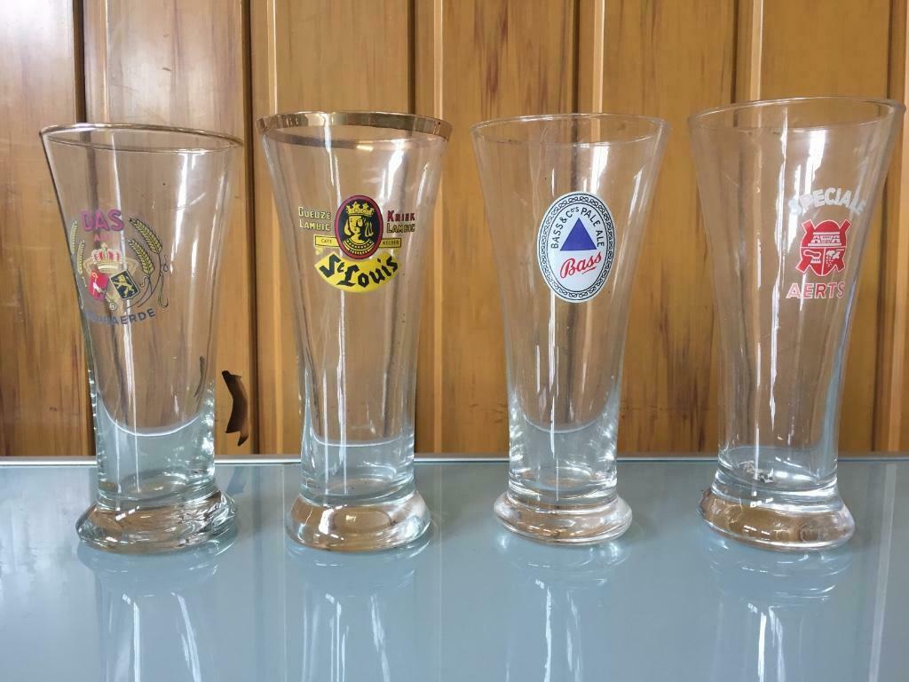 Lot 36 fluitglazen zie beschrijving, Verzamelen, Glas en Drinkglazen, Zo goed als nieuw, Bierglas, Ophalen