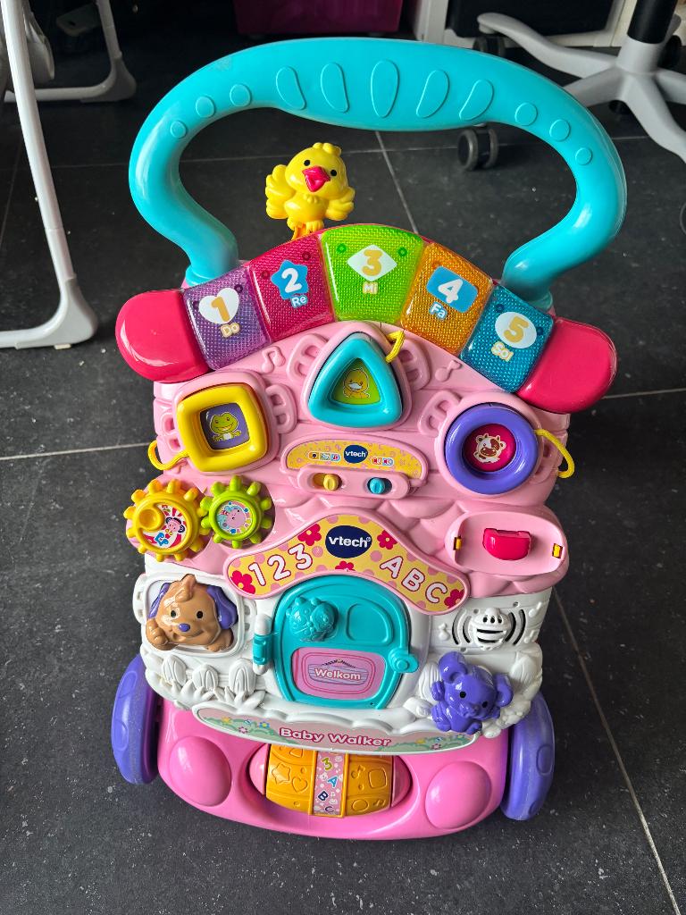 Vtech loopwagen, Ophalen, Zo goed als nieuw, 6 maanden tot 2 jaar