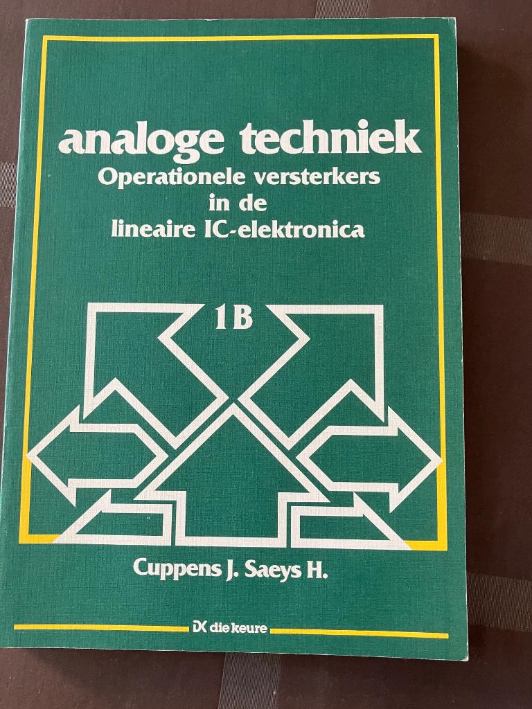 Analoge techniek 1B, Boeken, Studieboeken en Cursussen, Zo goed als nieuw, Niet van toepassing, Ophalen of Verzenden
