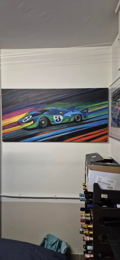 Peinture Porsche Martini 917L, Enlèvement