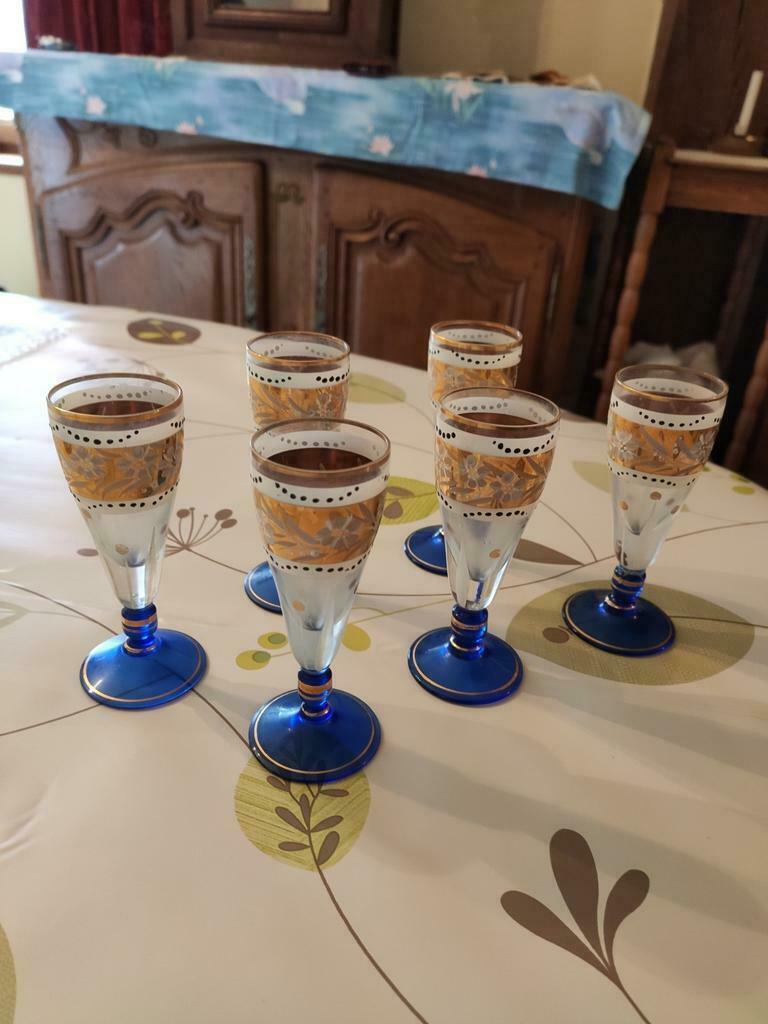 6 verres à liqueur, Enlèvement ou Envoi, Comme neuf