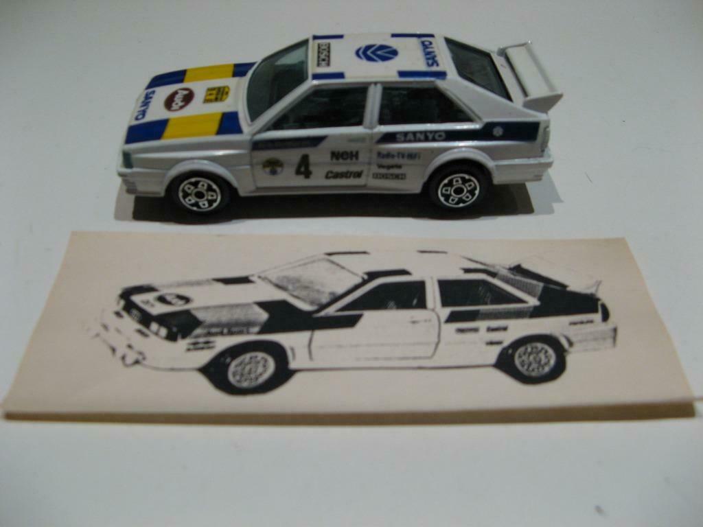 AUDI  - BMW - RENAULT 4 - MINI MORIS, Hobby & Loisirs créatifs, Voitures miniatures | Échelles Autre, Enlèvement ou Envoi, Voiture