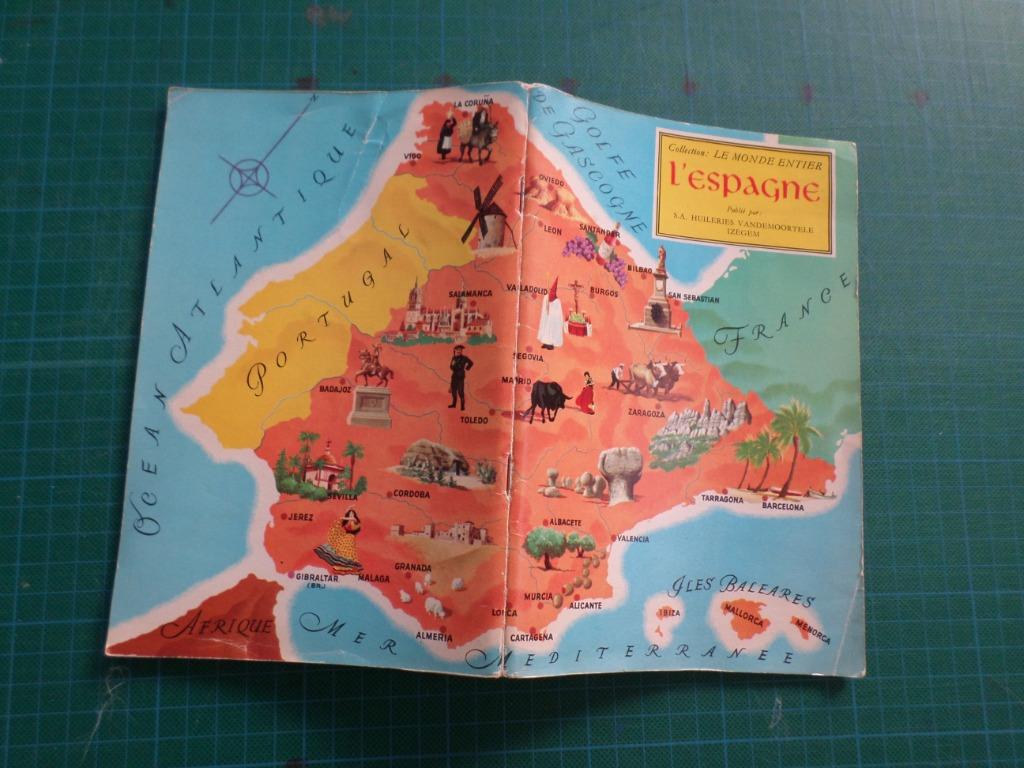 L’Espagne (Dr. George Kish et Ann Arbor) – 1960 – 64 pages, Ophalen of Verzenden, Gelezen, Dr. George Kish et Ann Arbor, Prentenboek