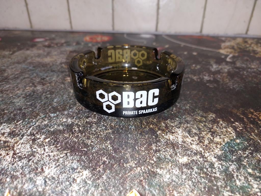 Asbak BAC private spaarkas, Ophalen of Verzenden, Zo goed als nieuw, Asbak