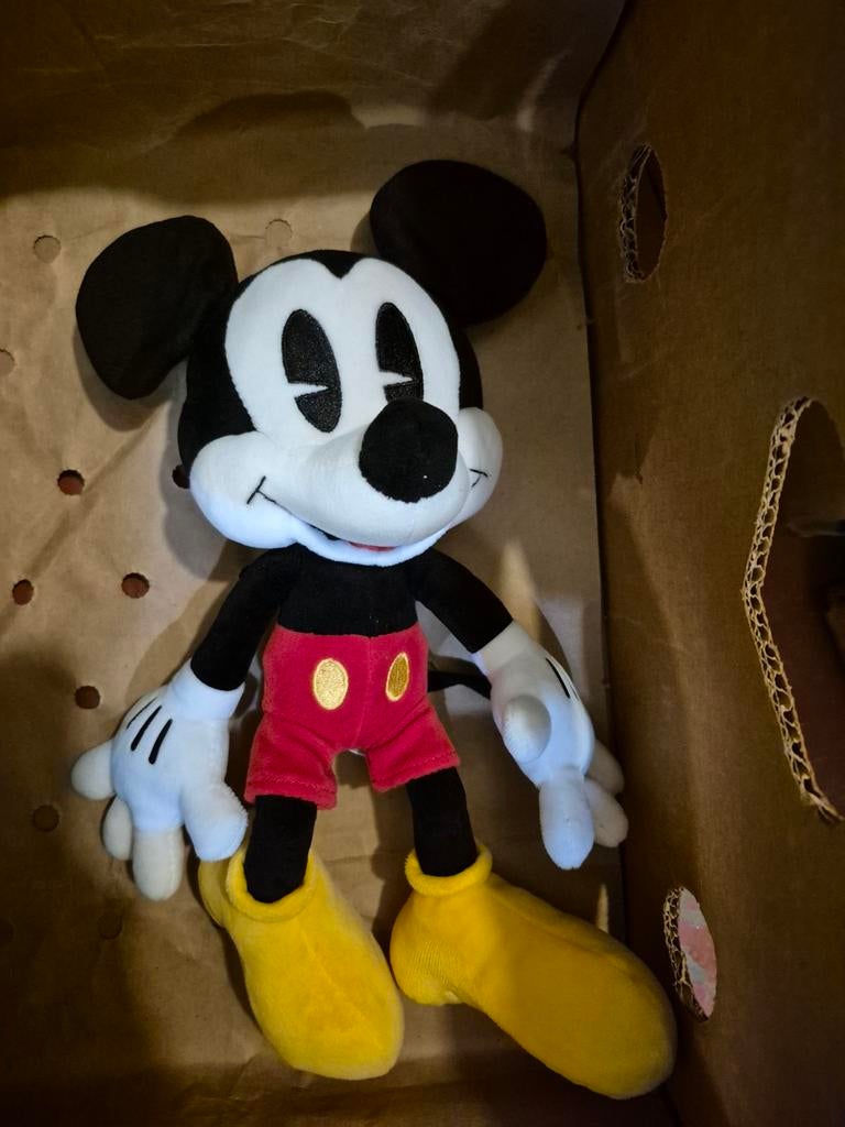 Mickey Mouse knuffel ±25 cm – origineel Disney – zeer goede, Verzamelen, Ophalen, Mickey Mouse, Knuffel