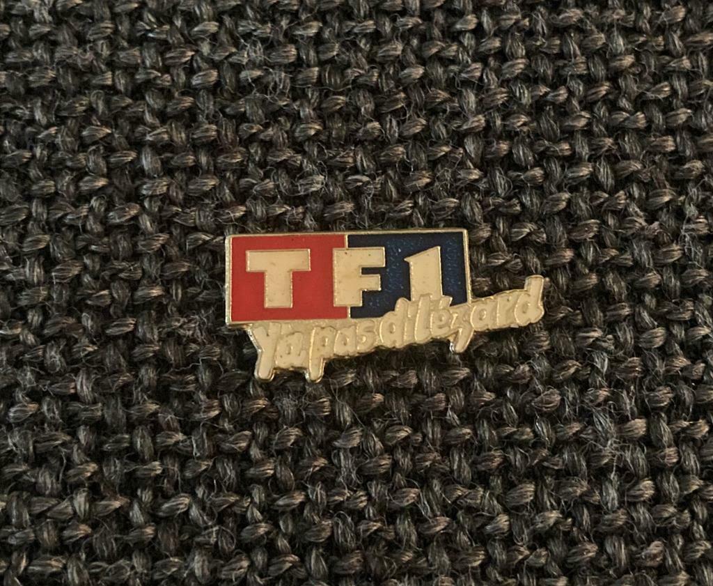 PIN - TF1 - Y'A PAS D'LEZARD - FRANCE TÉLÉVISION - TELEVISIE, Envoi, Utilisé, Autres sujets/thèmes, Insigne ou Pin's