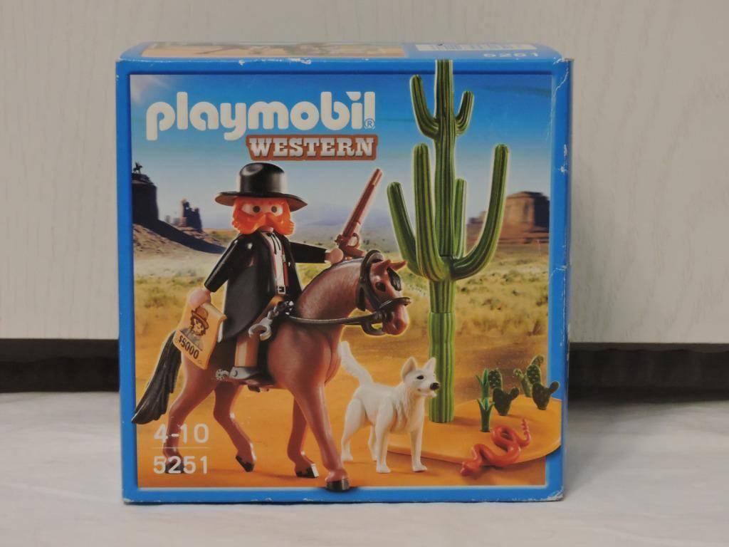 Playmobil Western Shérif à cheval avec chien 5251 NEUF, Ophalen of Verzenden, Nieuw, Complete set