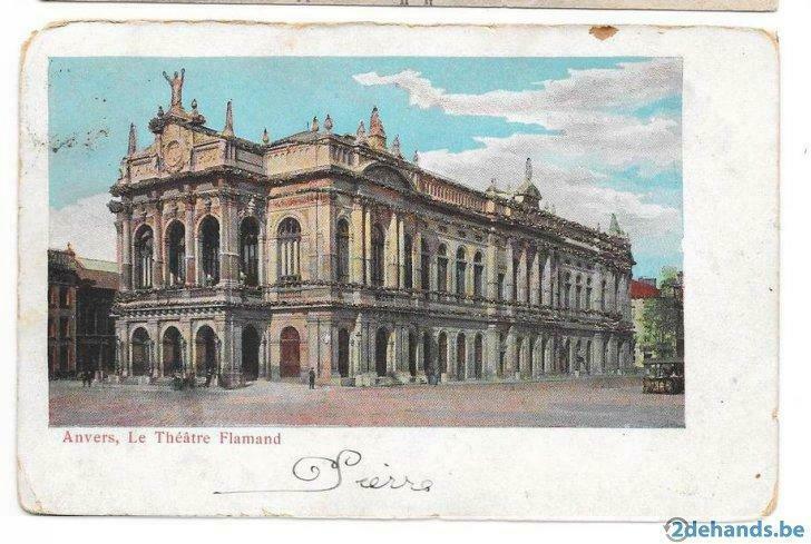 Anvers Le Théâtre Flamand, Envoi, Affranchie, Belgique et Luxembourg