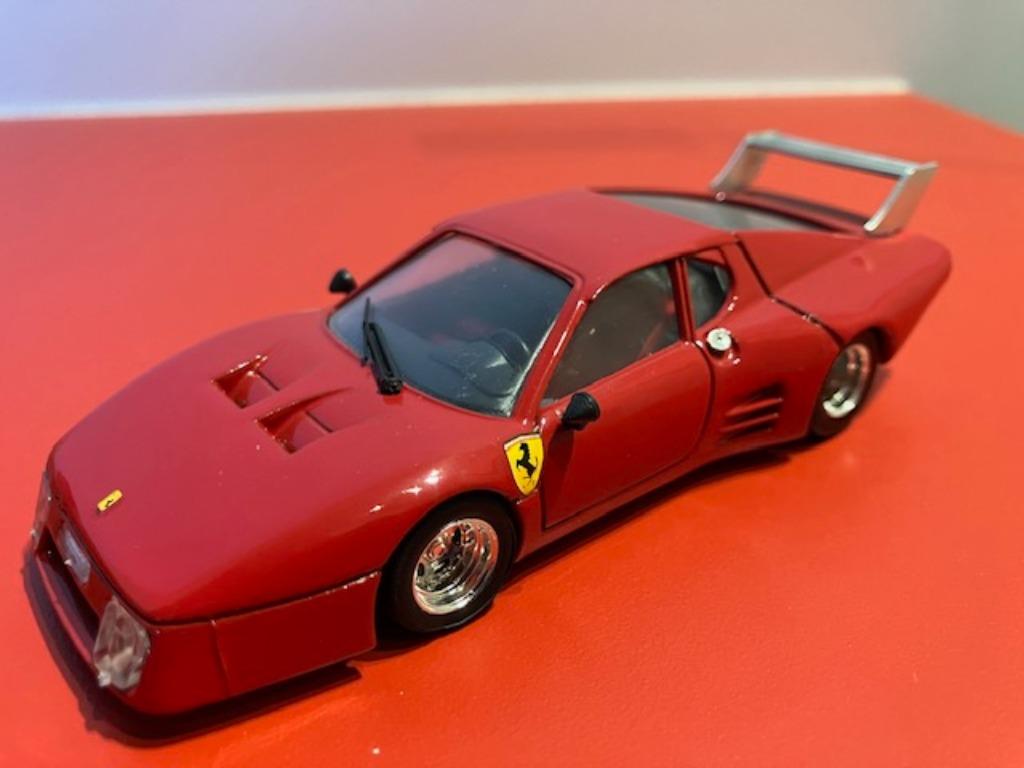 Ferrari 512 BB LM Le Mans 1/43 Brumm r210, Ophalen, Zo goed als nieuw, Auto, Overige merken