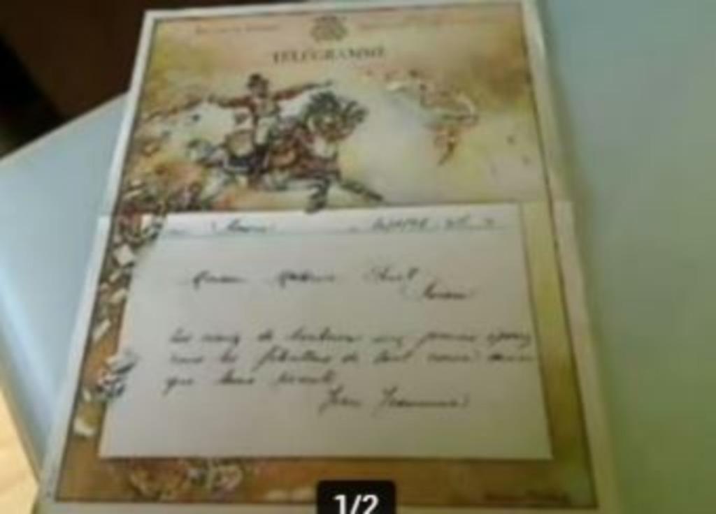 Oude telegrammen van de Régie des Télégraphs and Téléphones, Verzamelen, Ophalen of Verzenden, 1940 tot 1960, Gelopen, Feest(dag)