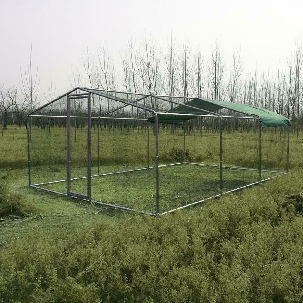 Poulailler 6x3x2,25m enclos grillagé volière chatiere 18m², Dieren en Toebehoren, Pluimvee | Toebehoren, Verzenden, Nieuw, Kippenhok of Kippenren