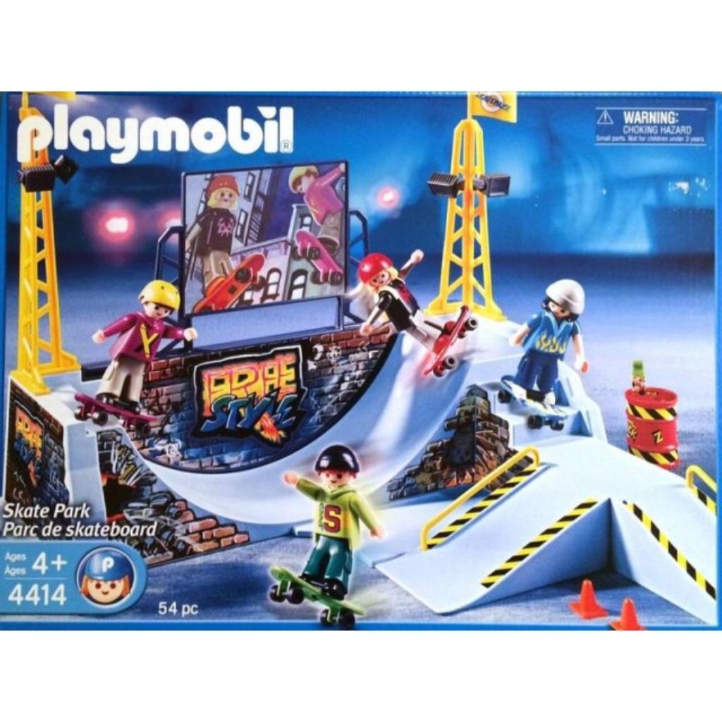 Playmobil Meeneem Skatepark met halfpipe - 4414, Ophalen, Zo goed als nieuw, Complete set
