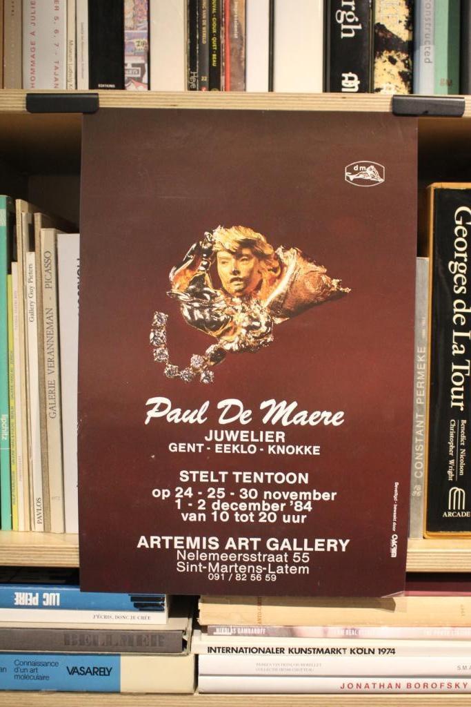 **Paul De Maere** JUWELIER 1984 affiche, Verzamelen, Posters, Ophalen of Verzenden