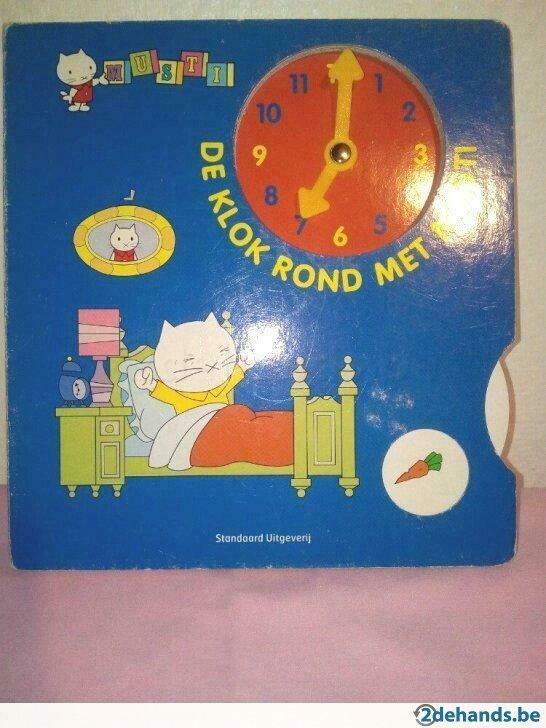🤍 De Klok Rond met Musti Boek, Enlèvement ou Envoi