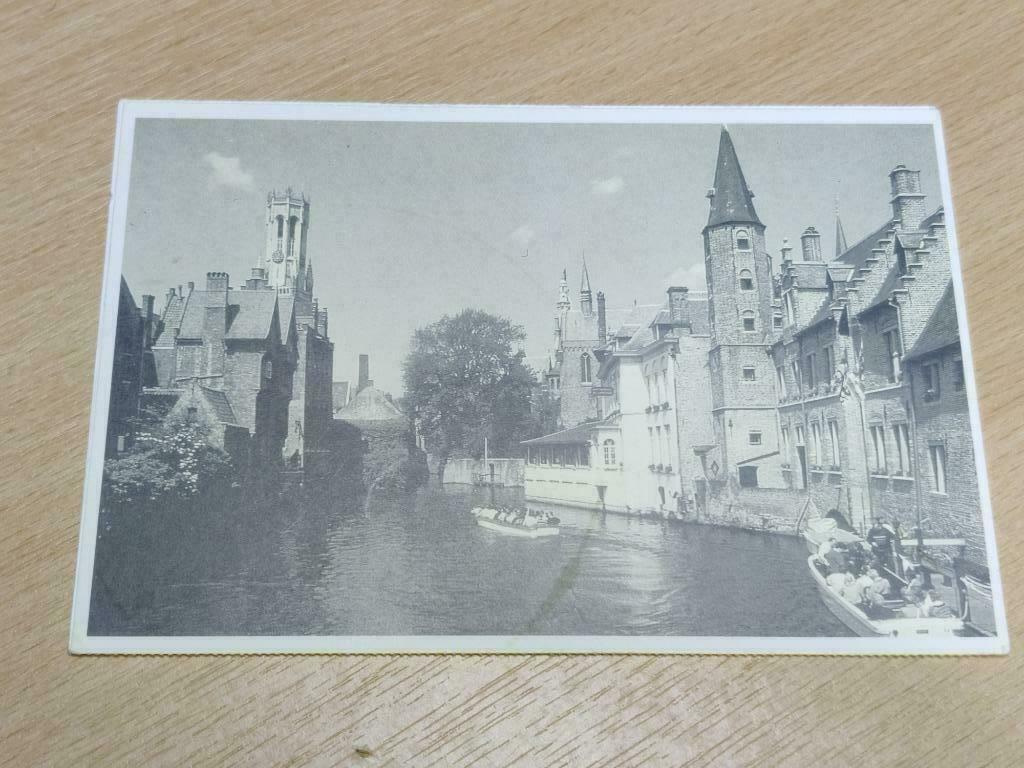 Oude postkaart Brugge - Kantwerkster, Verzamelen, Postkaarten | België, Ophalen of Verzenden, Ongelopen