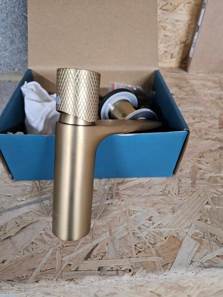 Gouden wastafelmengkraan, Doe-het-zelf en Bouw, Sanitair, Ophalen of Verzenden, Kraan