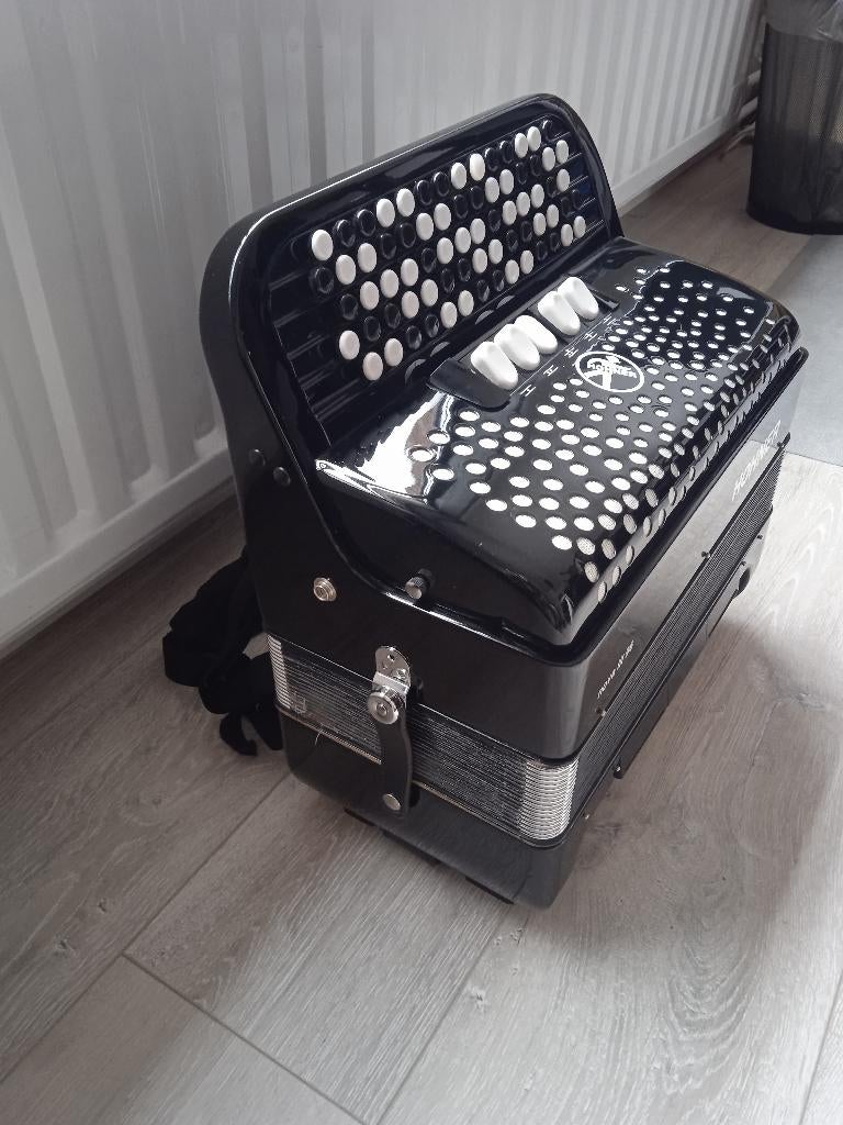 Hohner Nova III 96 C-Griff (do1) Black knopaccordeon, Enlèvement ou Envoi, Comme neuf