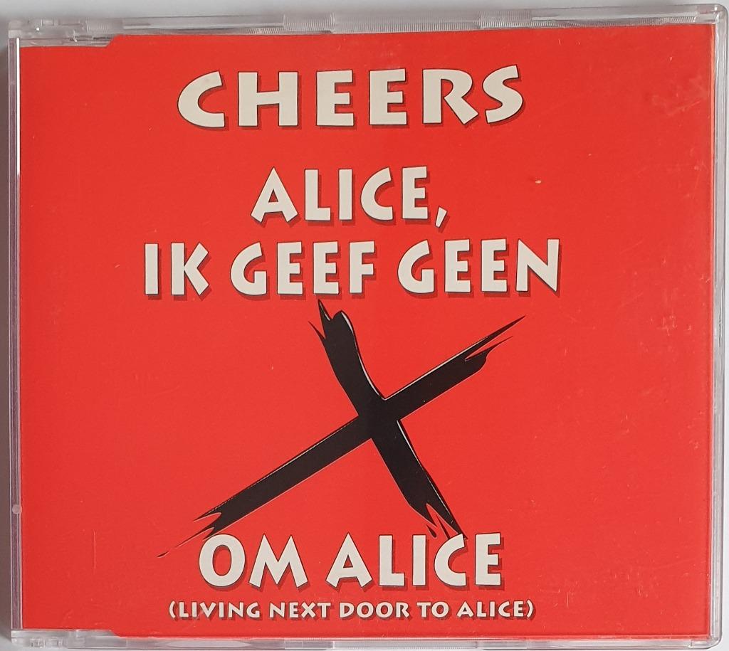 Maxi CDS Cheers - "Ik geef geen X om Alice", Cd's en Dvd's, Ophalen of Verzenden, Gebruikt