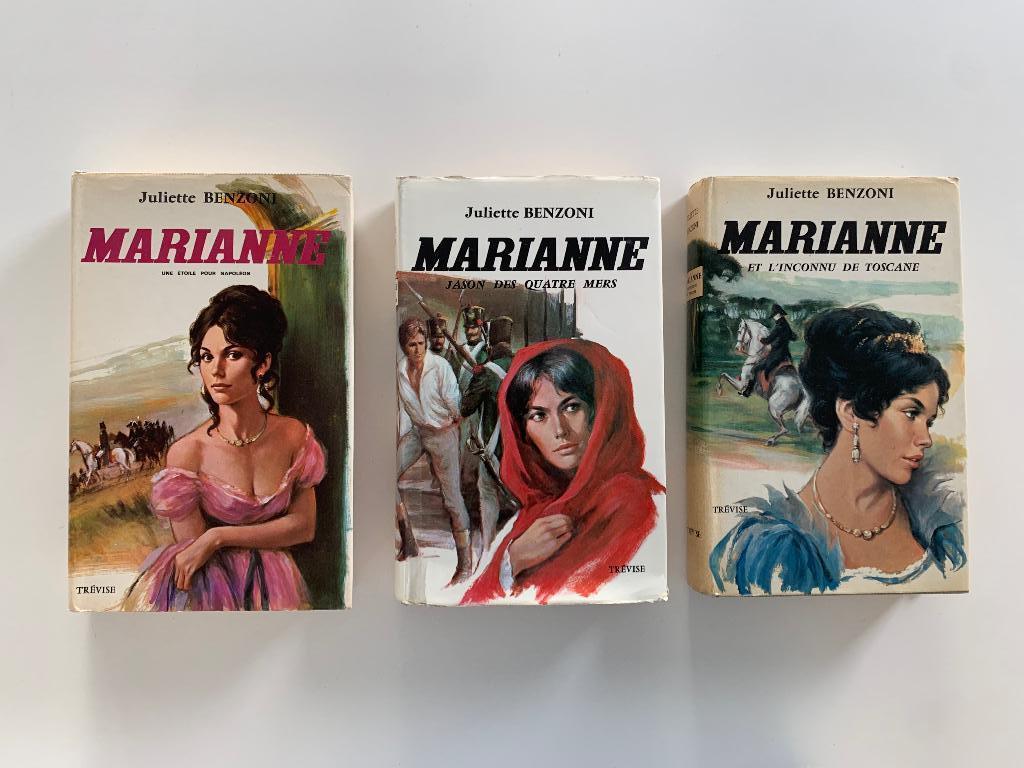 3 x Juliette Benzoni, Marianne, Boeken, Ophalen of Verzenden, Gelezen