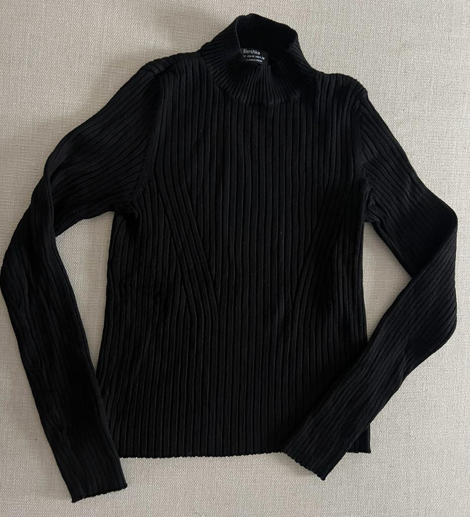 Pull Bershka taille M, Maat 38/40 (M), Zwart, Zo goed als nieuw, Bershka
