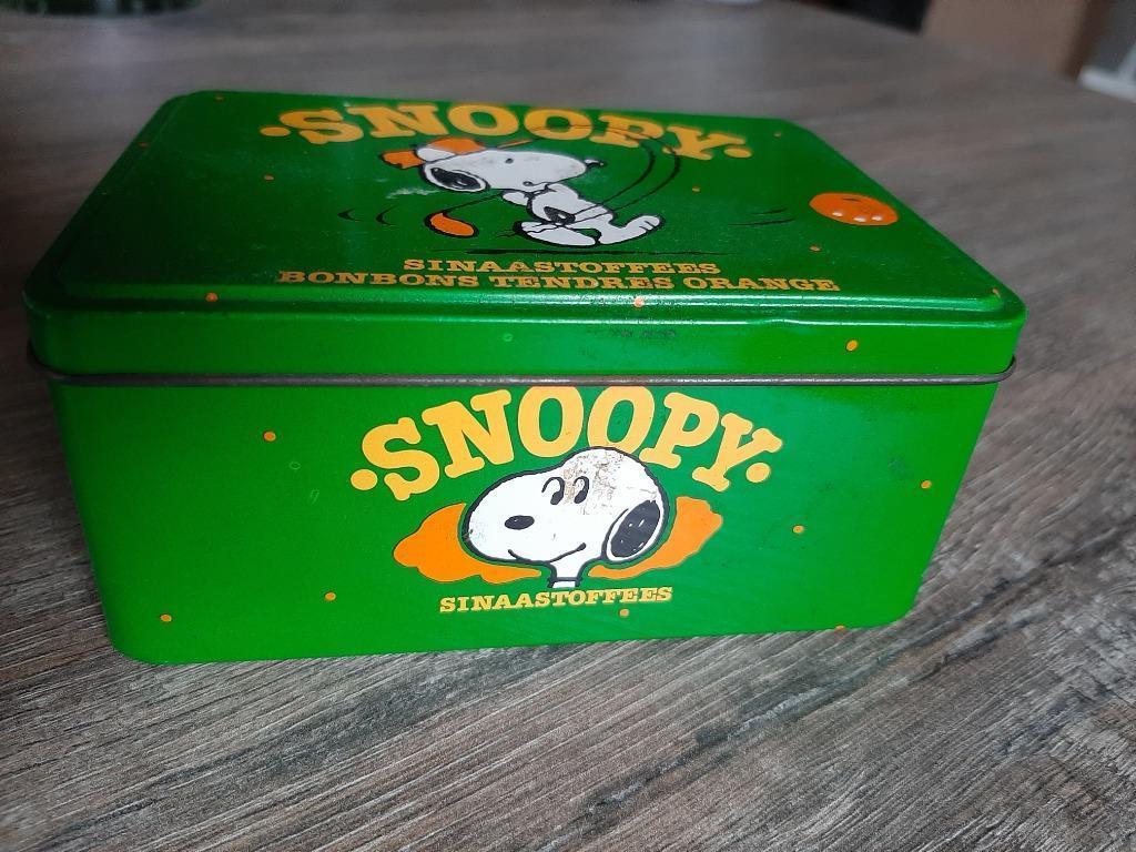 Boîte métallique Snoopy (1958) - Van Nelle, Verzamelen, Ophalen of Verzenden, Zo goed als nieuw, Overige, Van Nelle