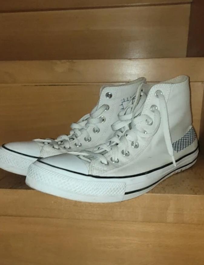 Converse all stars schoenen hoog, Wit, Ophalen of Verzenden, Zo goed als nieuw, Sneakers