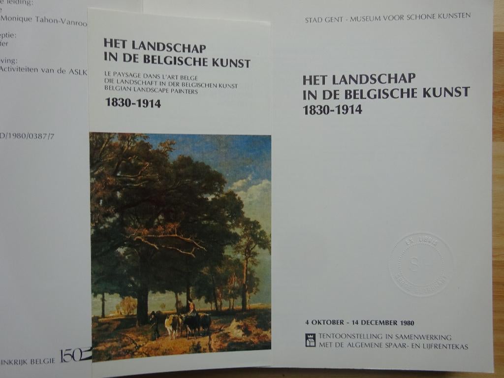 Het landschap in de Belgische kunst 1830-1914, MSK Gent 80, Ophalen of Verzenden, Gelezen, Schilder- en Tekenkunst