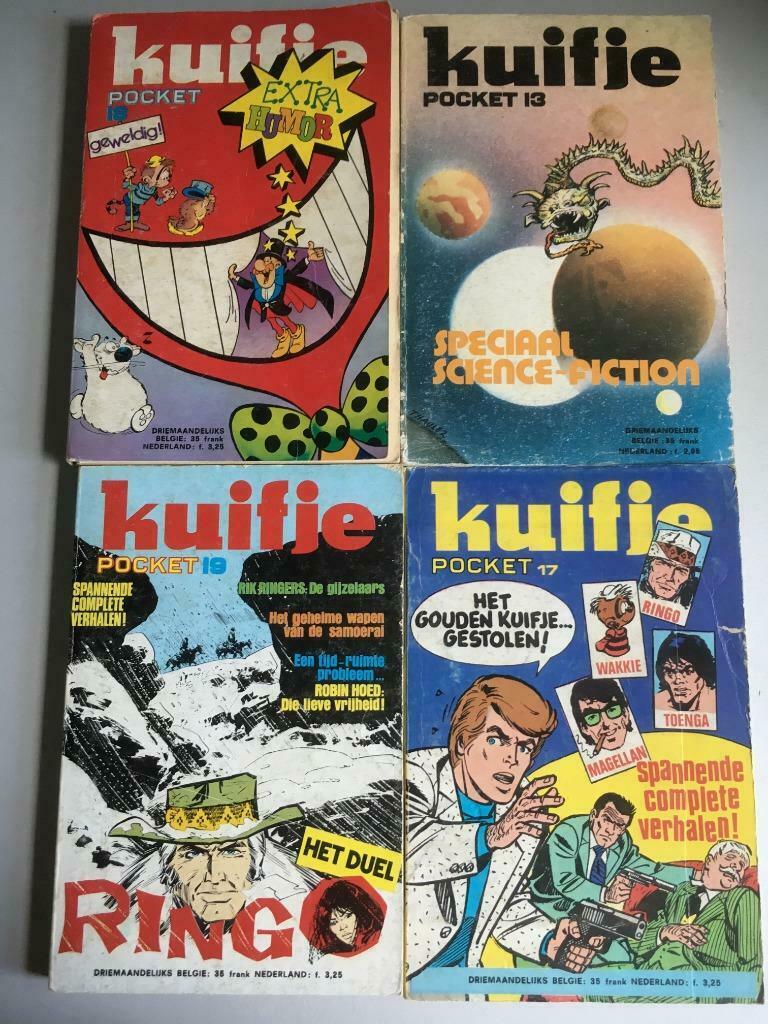 Kuifje pockets 1977 (4 stuks), Ophalen of Verzenden, Gelezen