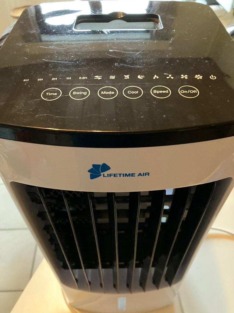 XL Krachtige Air Cooler - Zeer Energiezuinig, Ophalen, Timer, Tafel- of Grondventilator, Minder dan 60 m³