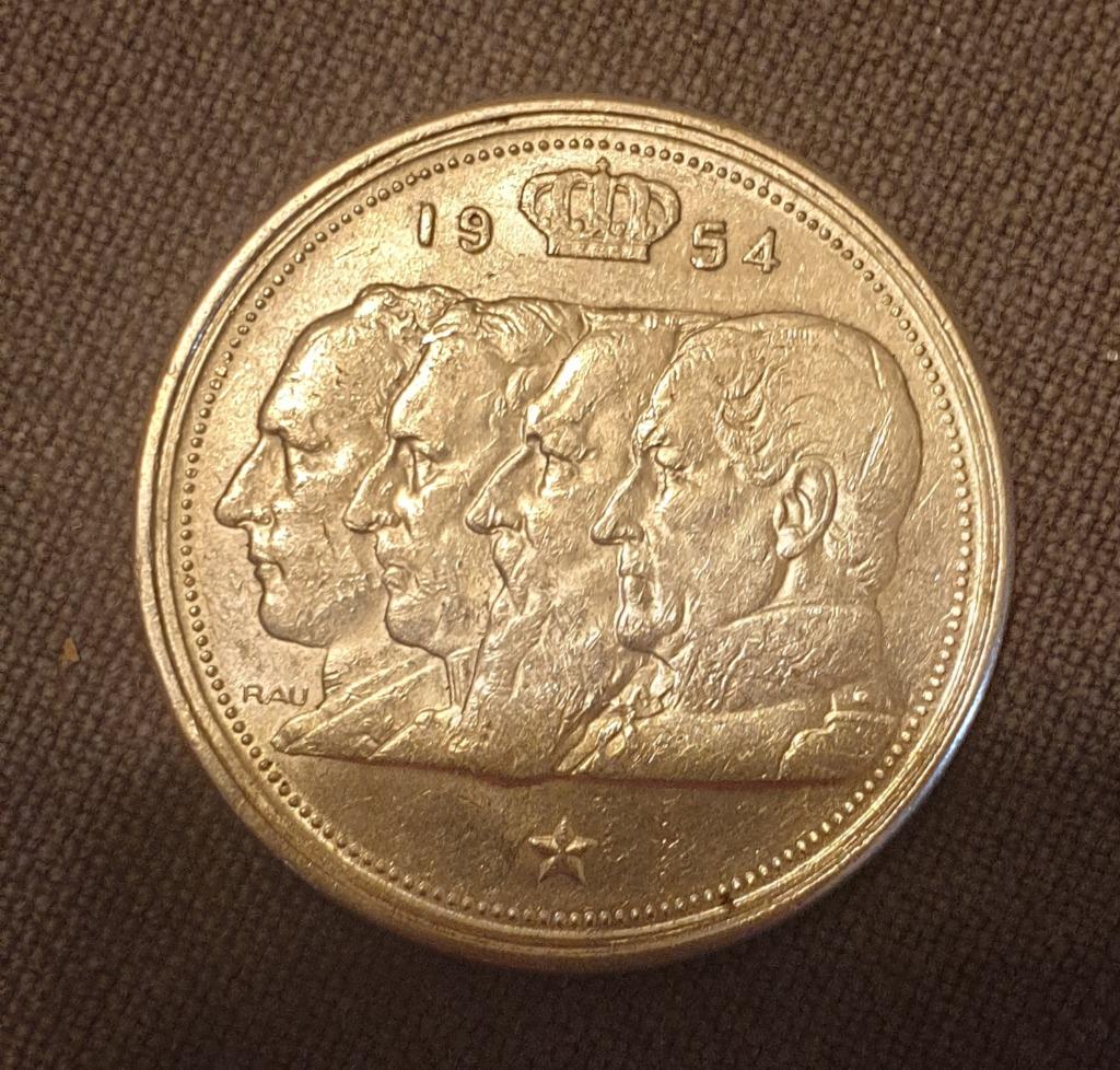 100 francs - 4 rois type dynastie en Français 1954, Enlèvement ou Envoi, Monnaie en vrac, Argent, Argent