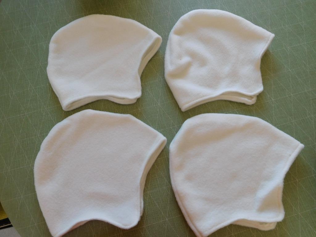 Verkleedkleren 4 ecru Kaboutermutsen, Ophalen