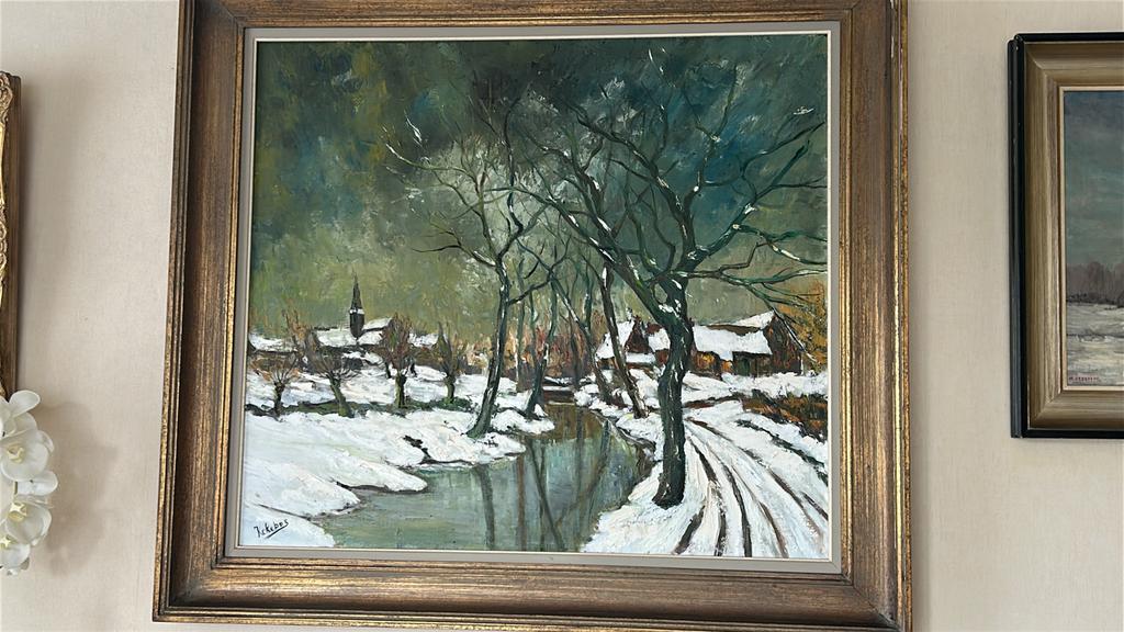Schilderij van Kiekebos, Antiek en Kunst, Kunst | Schilderijen | Klassiek, Ophalen