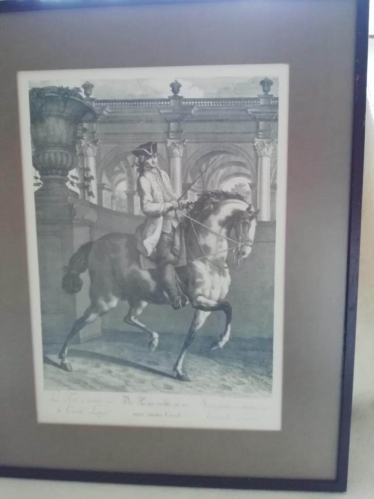 vintage kader lijst Ridinger, Antiek en Kunst, Ophalen