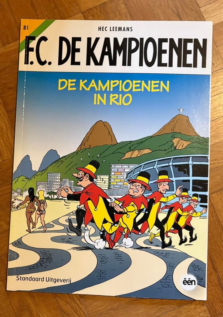 F.C. De Kampioenen - De kampioenen in Rio, Gelezen, Hec Leemans; Tom Bouden, Eén stripboek, Ophalen of Verzenden