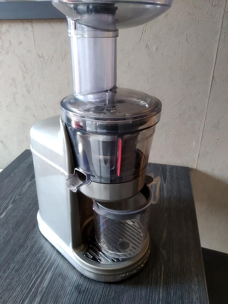 Extracteur de jus kitchen AID, Electroménager, Enlèvement, Comme neuf, Électrique, Presse-agrumes lent