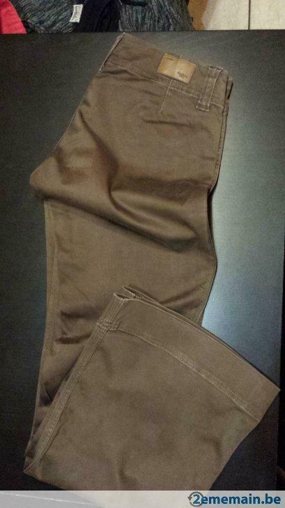 Pantalon Pepe Jean brun, Porté, Taille 38/40 (M), Brun