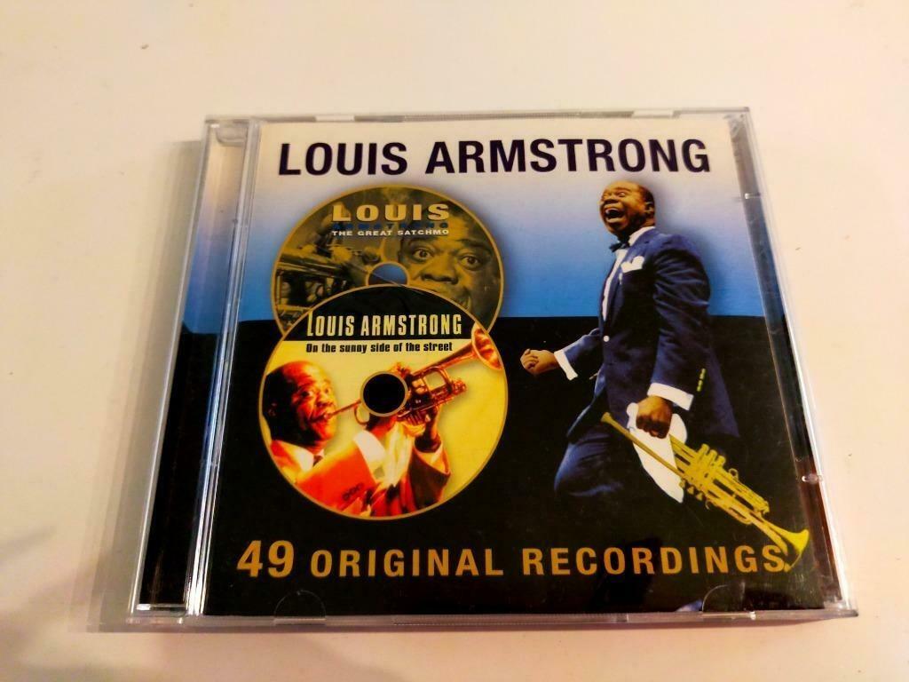 2CD Louis Armstrong Best of Jazz Trompet Satchmo, Enlèvement ou Envoi, Comme neuf, Jazz