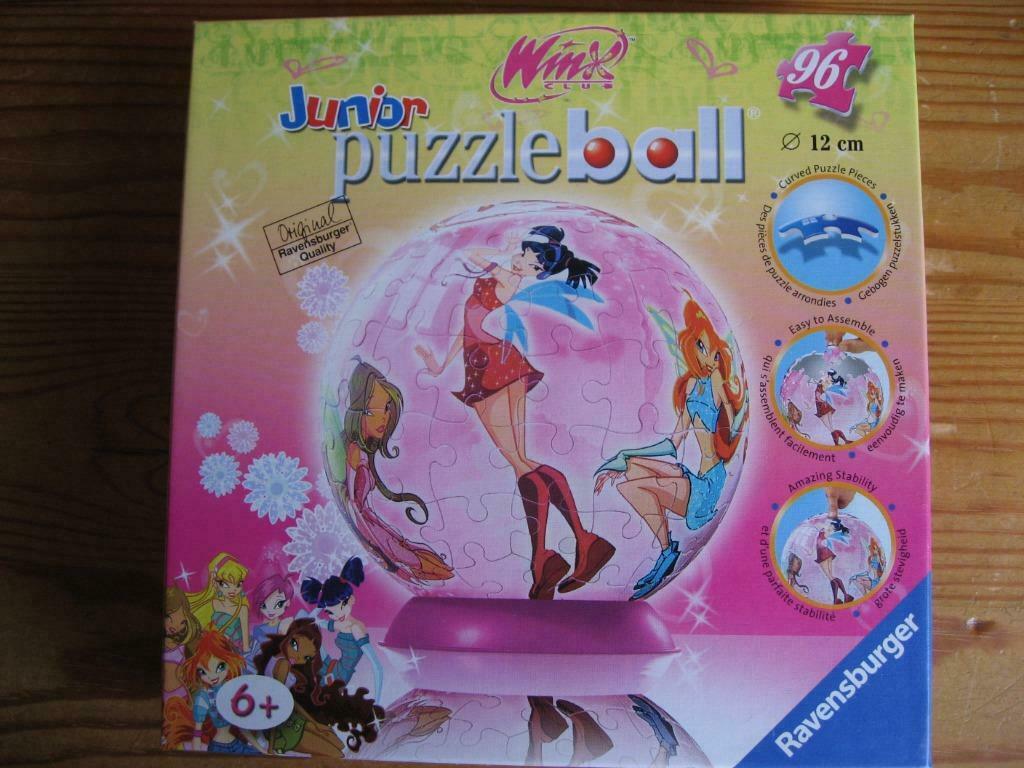 Junior puzzle ball Winx 96 pièces, Enlèvement, Plus de 50 pièces, Comme neuf, 6 ans ou plus