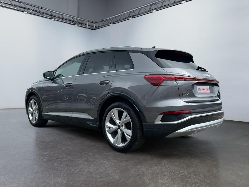 Audi Q4 e-tron Corporate S, Auto's, Audi, Automaat, Zwart, SUV of Terreinwagen, Zilver of Grijs