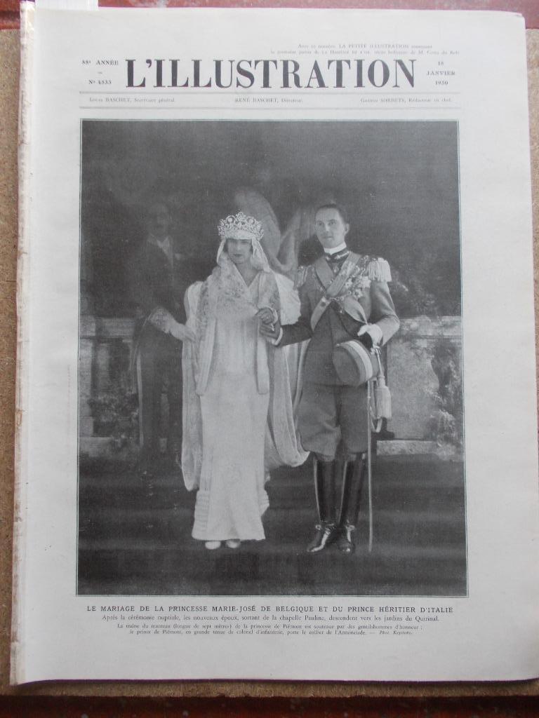 PRINSES MARIE JOSE BRUILOFT 1930, Europa, Ophalen of Verzenden, 20e eeuw of later, Gelezen