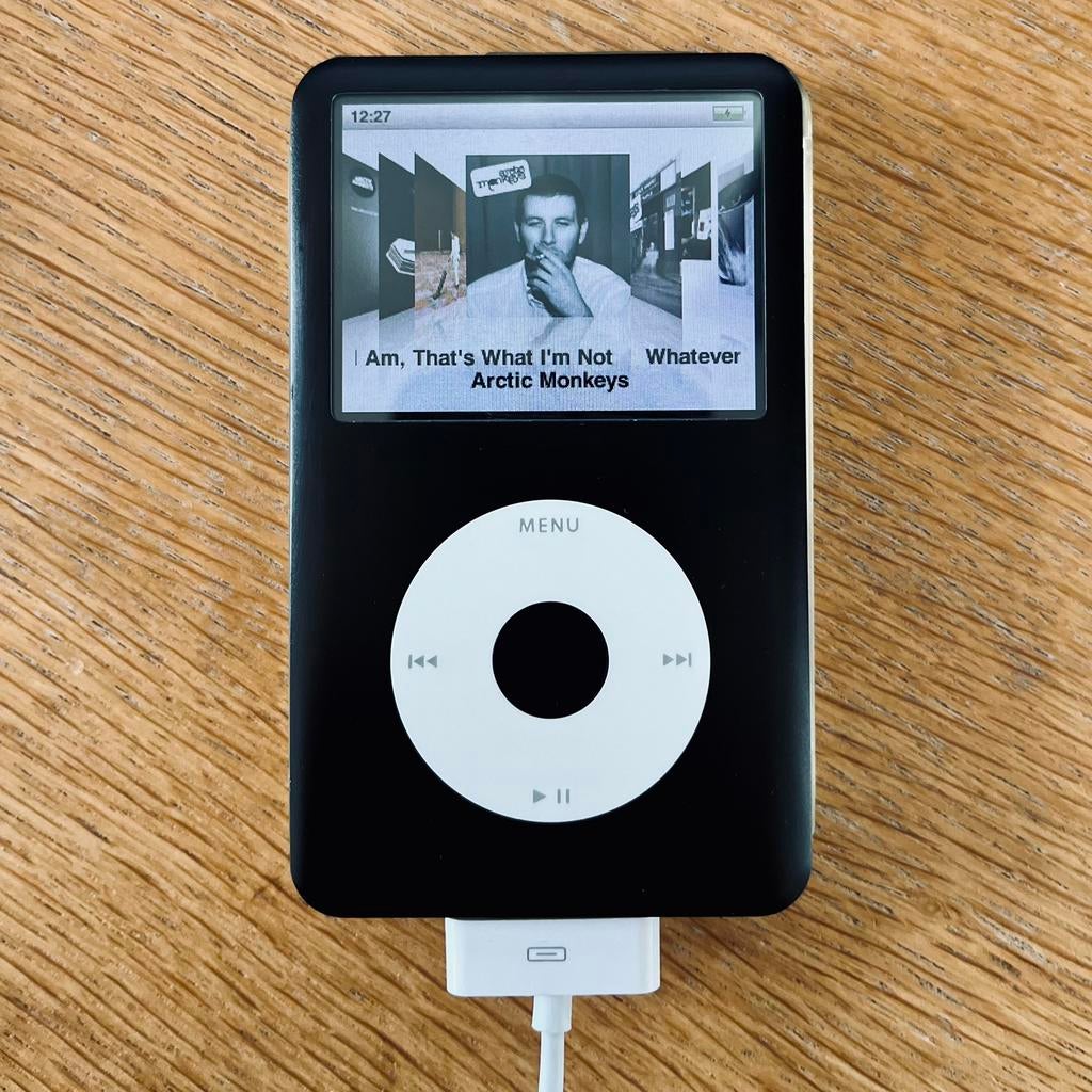 iPod Classic 6e generatie 128 GB, Audio, Tv en Foto, Mp3-spelers | Apple iPod, Zo goed als nieuw, Classic, 40 GB en meer, Zwart
