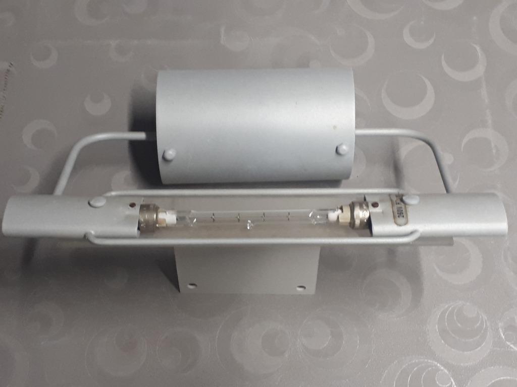 Lucide uplighter wand grijs, Ophalen of Verzenden, Gebruikt, Metaal, Modern