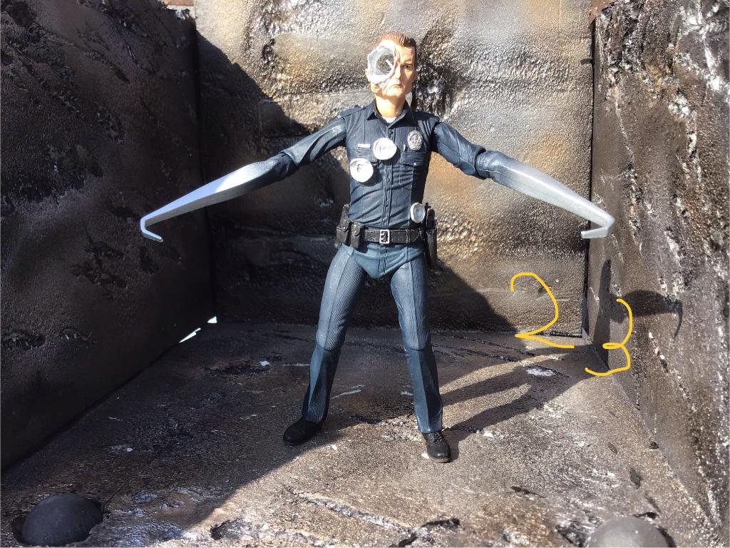 Terminator 2 Series 3 T-1000 Pescadero Hospital, Verzamelen, Ophalen of Verzenden, Zo goed als nieuw, Film, Actiefiguur of Pop