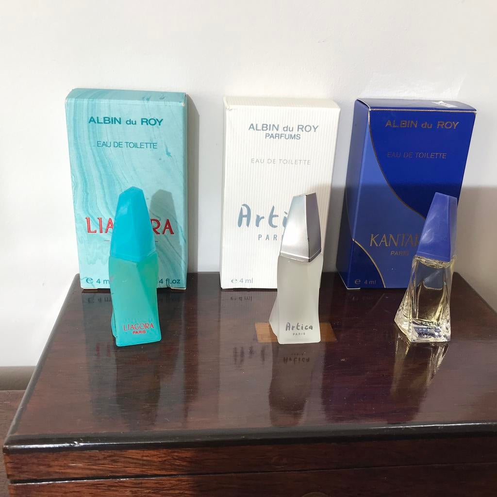 Parfum miniaturen Albin du Roy, Verzamelen, Ophalen of Verzenden