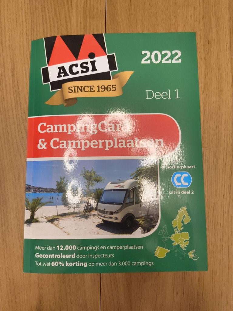 ACSI - CampingCard & Camperplaatsen 2022, Boeken, Reisgidsen, Verzenden, ACSI, Europa, Zo goed als nieuw