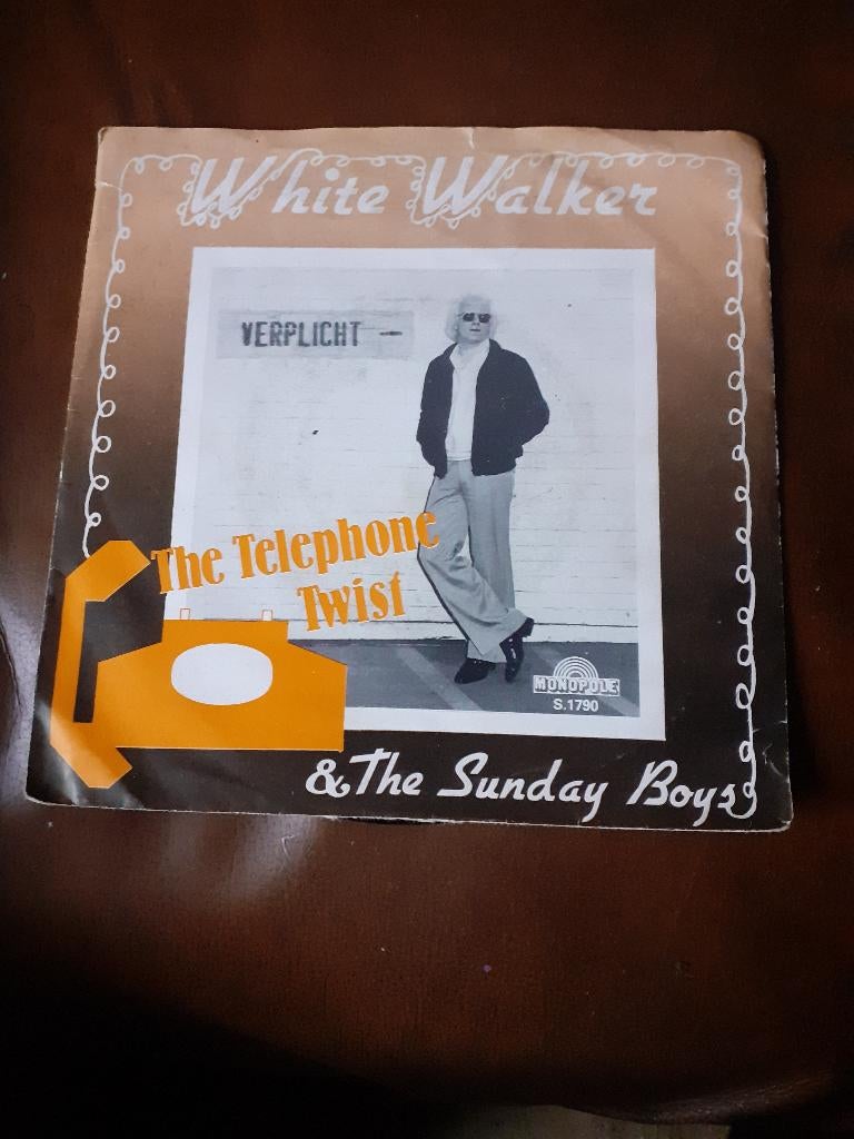 45T White Walker : The telephone twist (Belpop), Ophalen of Verzenden
