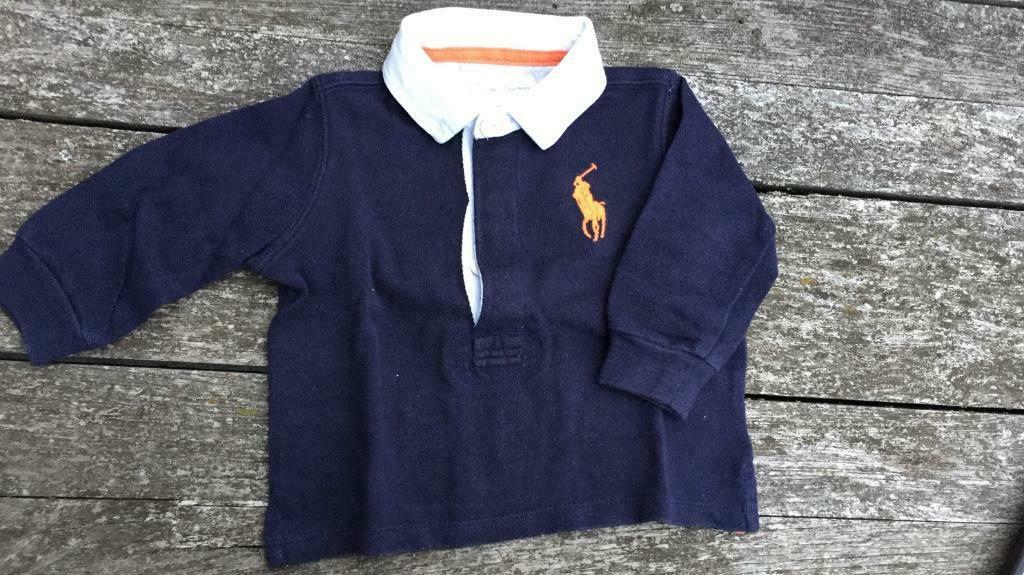 Polo lange mouwen Ralph Lauren 3M/62, Kinderen en Baby's, Gebruikt, Ophalen of Verzenden, Jongetje, Ralph Lauren